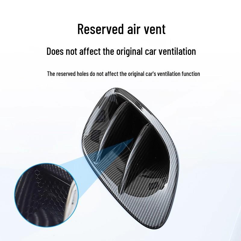 Carbon Fiber Air Inlet Frame for Xiaomi YU7 Front Hood Vent