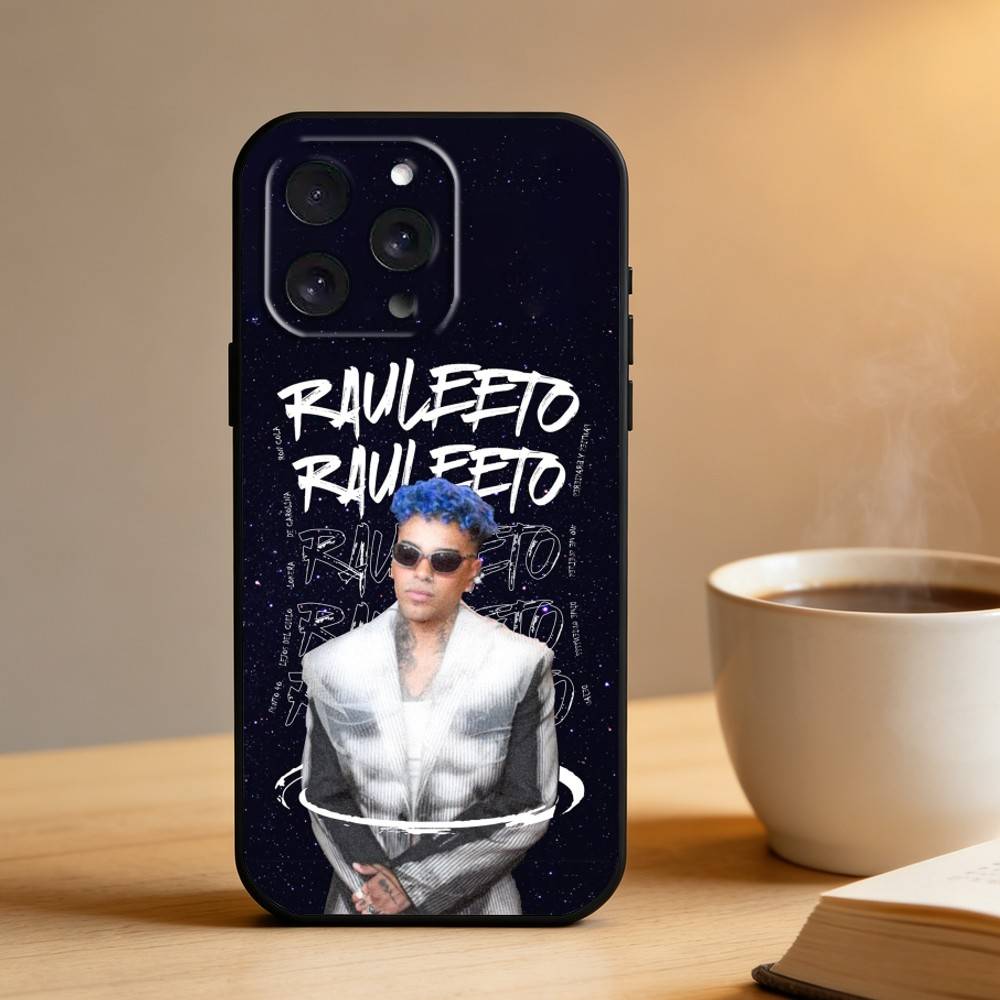 Singer R-Rauw Alejandro Phone Case For iPhone 16,15,14,13,12,17,Pro Max,Plus Silicone Black Case