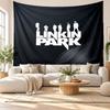 Linkin Park Wall Tapestry, Soft Fabric Wall Hanging, Decorative Backdrop For Bedroom Home Wall Art