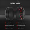NUBWO G03 Wireless Gaming Headset, Noise Cancelling Over Ear Headphones with Mic 17H Long Lasting Battery 2.4G Wireless Wired Bass Surround