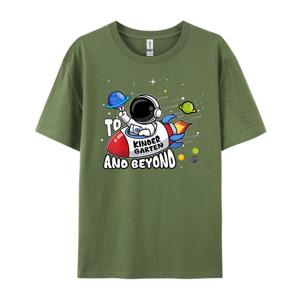 Womens To Kindergarten And Beyond Astronaut Back To School Boy Wholesale Tshirts 100 Pcs Tee Shirt Unisex