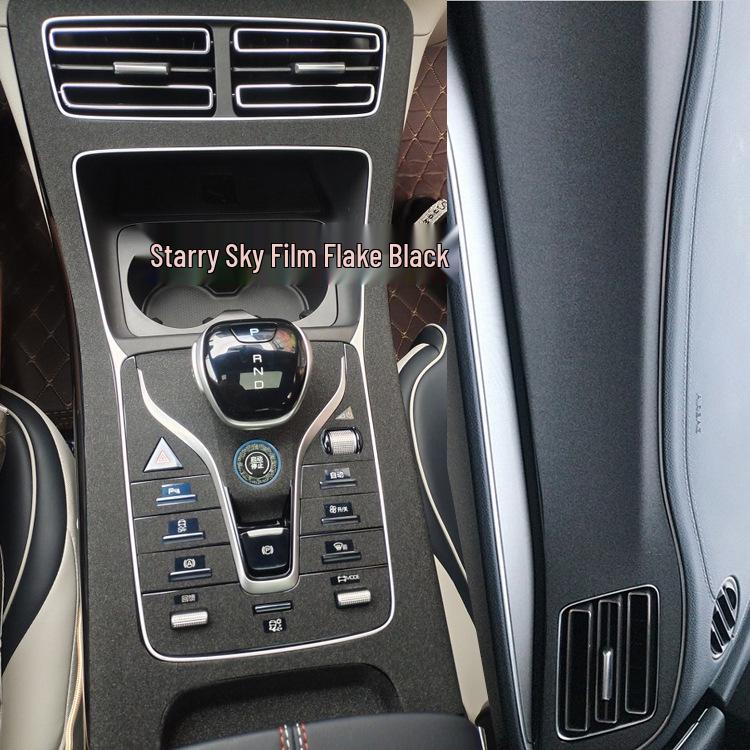 BYD Qin PLUS Carbon Fiber Gear Shift Stickers for 21 Models - Interior Protection and Decoration