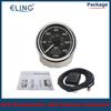 KUS New 85mm 3 3/8" Waterproof Marine Boat Vessels GPS Speedometer 30 knots 60 knots with Red Yellow Backlight