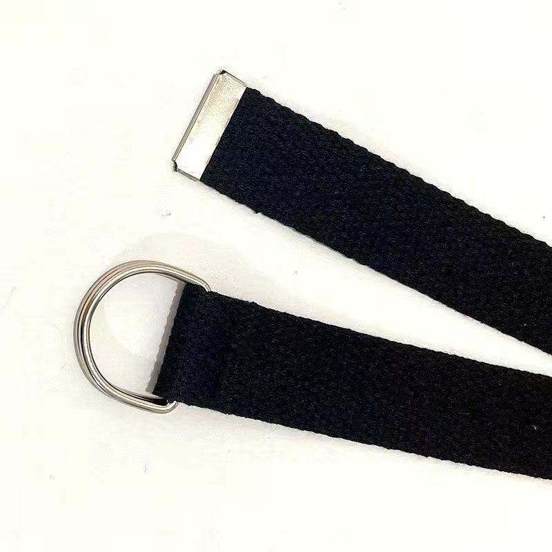 

Шикарный женский черный пояс из искусственной кожи в стиле ретро с элегантной пряжкой для джинсов Double Ring 50cm