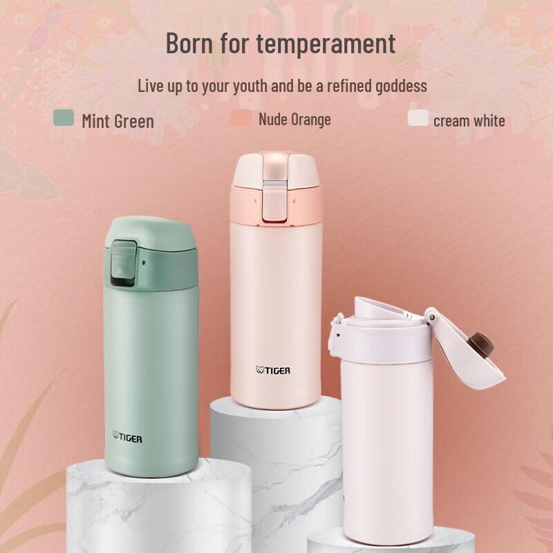 

Tiger Fashion Insulated Bottle with Dual Lids