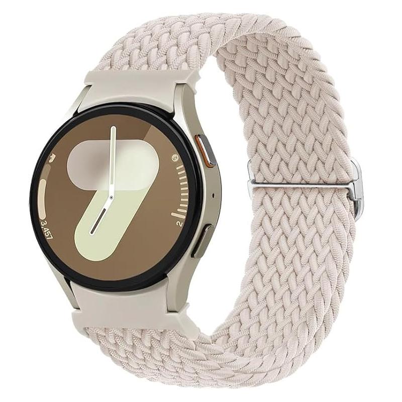 Band For Samsung Galaxy Watch 7 FE 5 Pro 4 6 Classic 44mm 40mm No Gaps Braided Wrist Sport Bracelet Correa Galaxy Watch 7 Straps