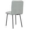Dining Chairs, 6 Pcs., Light Gray, Upholstered In Velvet