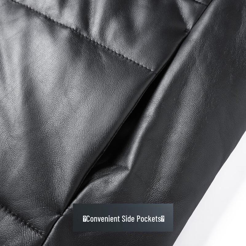 Men's Lamb-Collar Sheepskin Down Jacket