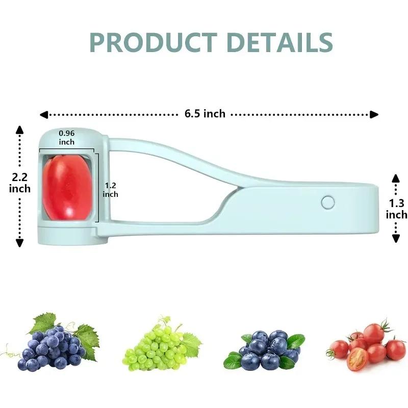Fruit Accessories Kitchen Tool Fruit Cutter Cherry Grape Cutter Tomato Salad Tools Auto Vegetable Fruit Slicer Kitchen