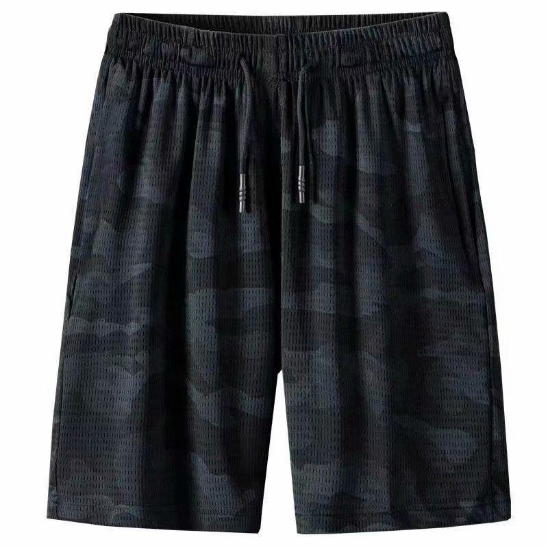 Men's Plus Size Quick-Dry Ice Silk Mesh Shorts