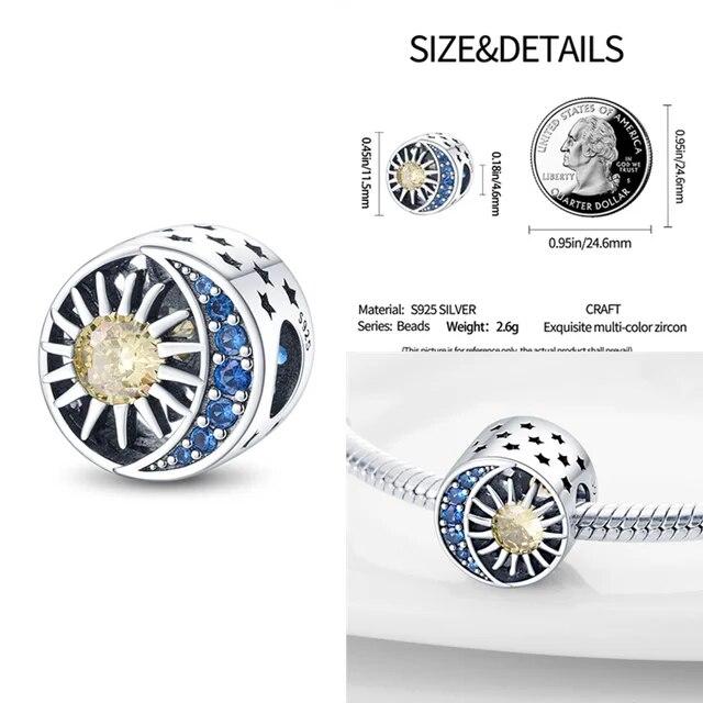 Charms Fit Original Bracelet Real S925 Sterling Silver Beads Luminou Pendants Firefly Ocean Series Dangle Fine Jewelry