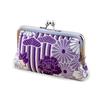 Ren Wallet Parent-Child Frame 14122.5cm Coin Purse Round 3.3 Sun Square 3.8 Retro Flower Kikuha Sakura Check Puff Weave