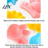 Easy Sushi Press 4PCS Cute Rice Ball Molds, Rabbits Dolphins Flowers And Long Shape, Mold Cutter Set Portable Food Grade PP Maker for DIY Japanese