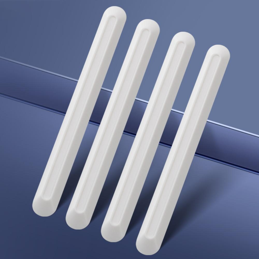

4Pcs Edge Protective Strip Edge Guard PVC Car Protector Stickers New Anti-Collision Strip Car білий