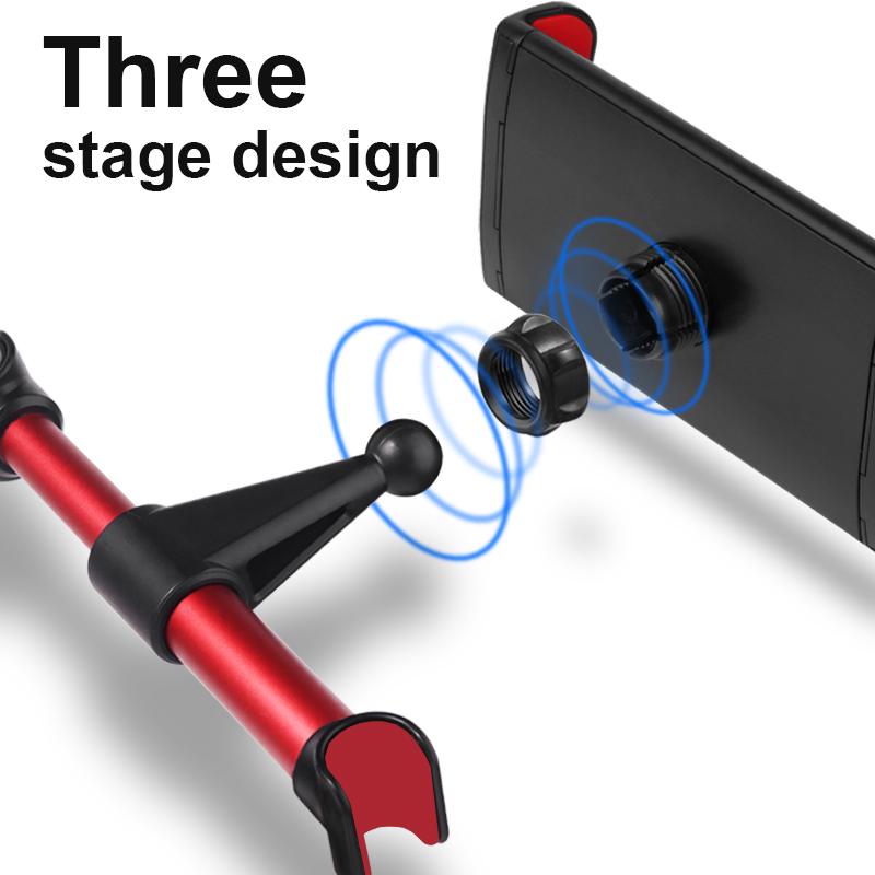 Backseat Car Mobile Holder Universal Rear Seat Phone Mount for Iphone 7 8 X for Samsung S8 Headrest Tablet PC Stand