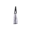 Puma Classic Logo Transparent Trendy Detachable Large Capacity Polyurethane Tote Shopping Bag Women Tote Bag White 076116-02