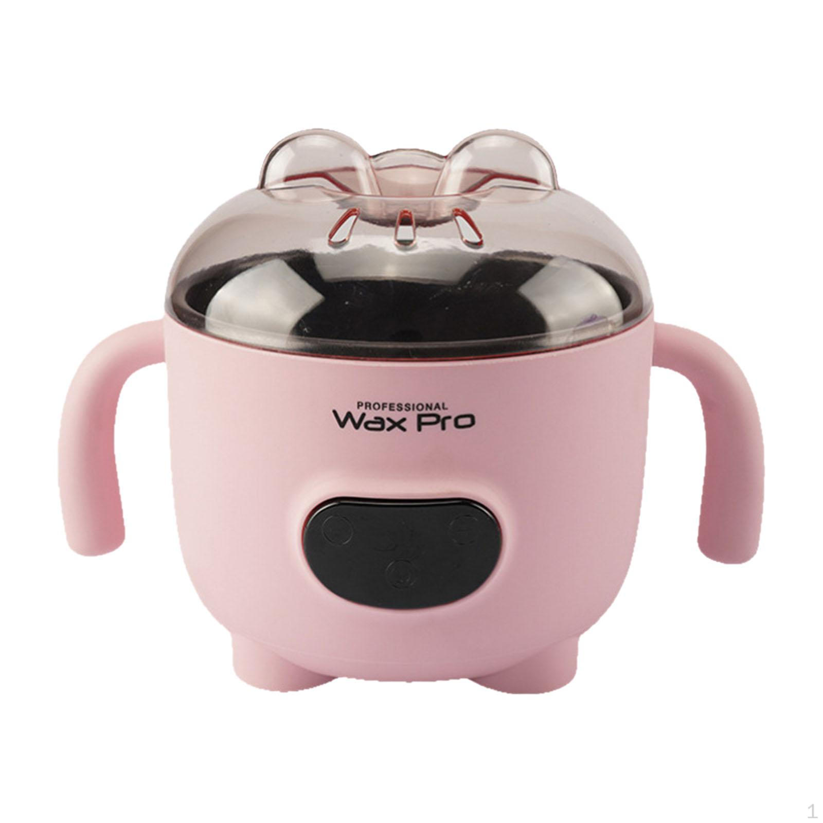 

Электрический нагреватель воска для девочек и женщин, мужчин, твердый и мягкий салон, для домашнего использования, розовый розовый