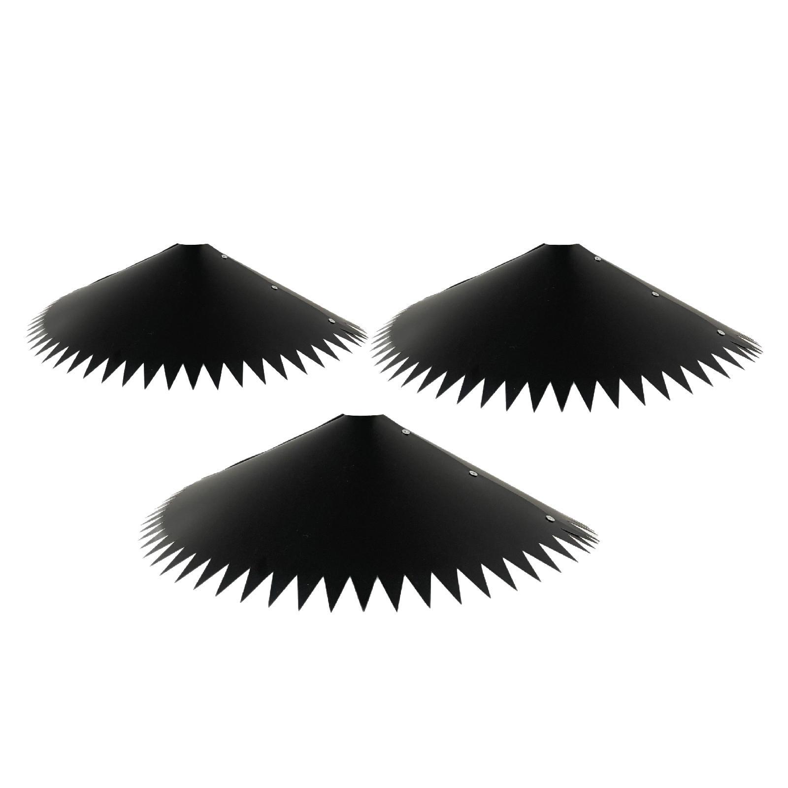 

Squirrel Dome Baffle for Bird Feeder Pole Black Color Guard Stopper 35.5cm