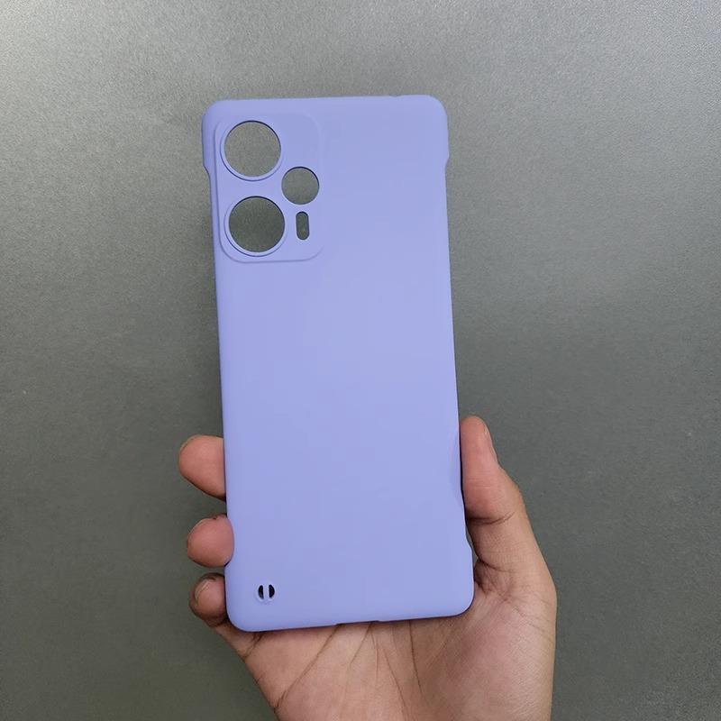 

Тонкий однотонный чехол без рамки для телефона Xiaomi Poco X6 M4 Pro Redmi Note 14 Pro 13 Pro+ 12 Pro с защитой от ударов и рассеиванием тепла Redmi Note 12 Pro 5G