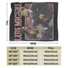 Luis Miguel Music Singer Warm Blankets Picnic Plush Throw Blanket Comfortable Outdoor Flannel Bedspread Sofa Bed Cover