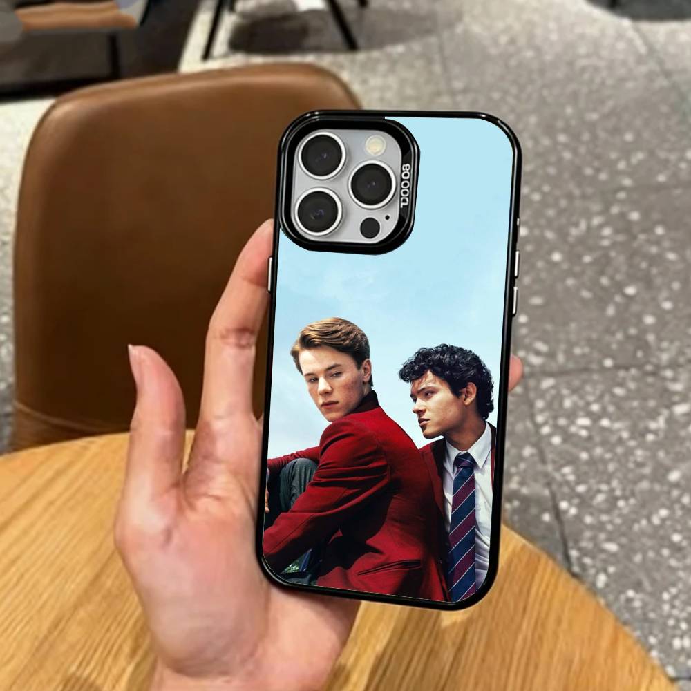 W-Warm New H-Heartstopper Movie Phone Case For iPhone17,16,15,14,13,12,11 Plus,Pro Max Colored Silver Plated Inside Cover
