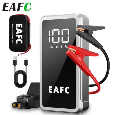 4000A Topp 12V Bärbar Bilstartare Powerbank, Bil Nödräddningsverktyg, för Upp till 10.0L Bensin /6.0L Dieselbilar med Smart Klämma