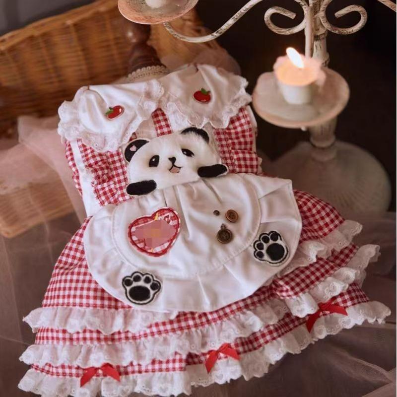 Fragrant Princess, Dog Lolita Dress, Spring and Autumn Maltese Birthday Party Cat Dog Dress Princess Dress
