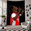 Wall TapestryBukayo Saka Art Hanging Cloth Decorative Background Cover for Room Decoration