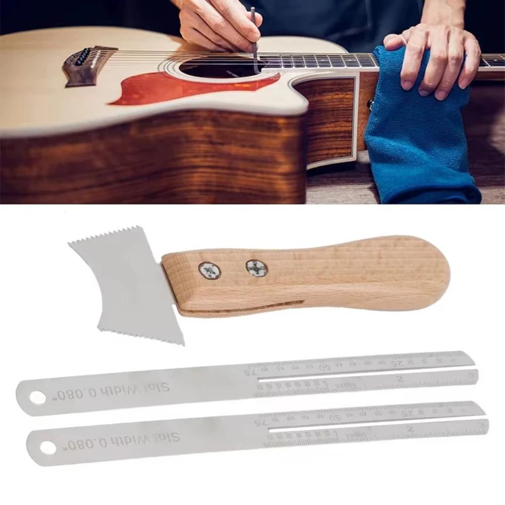 Guitar Fret Nut Saddle Cleaning Saw Slotting Hole Tools Musical Instruments Cleaning File Tools