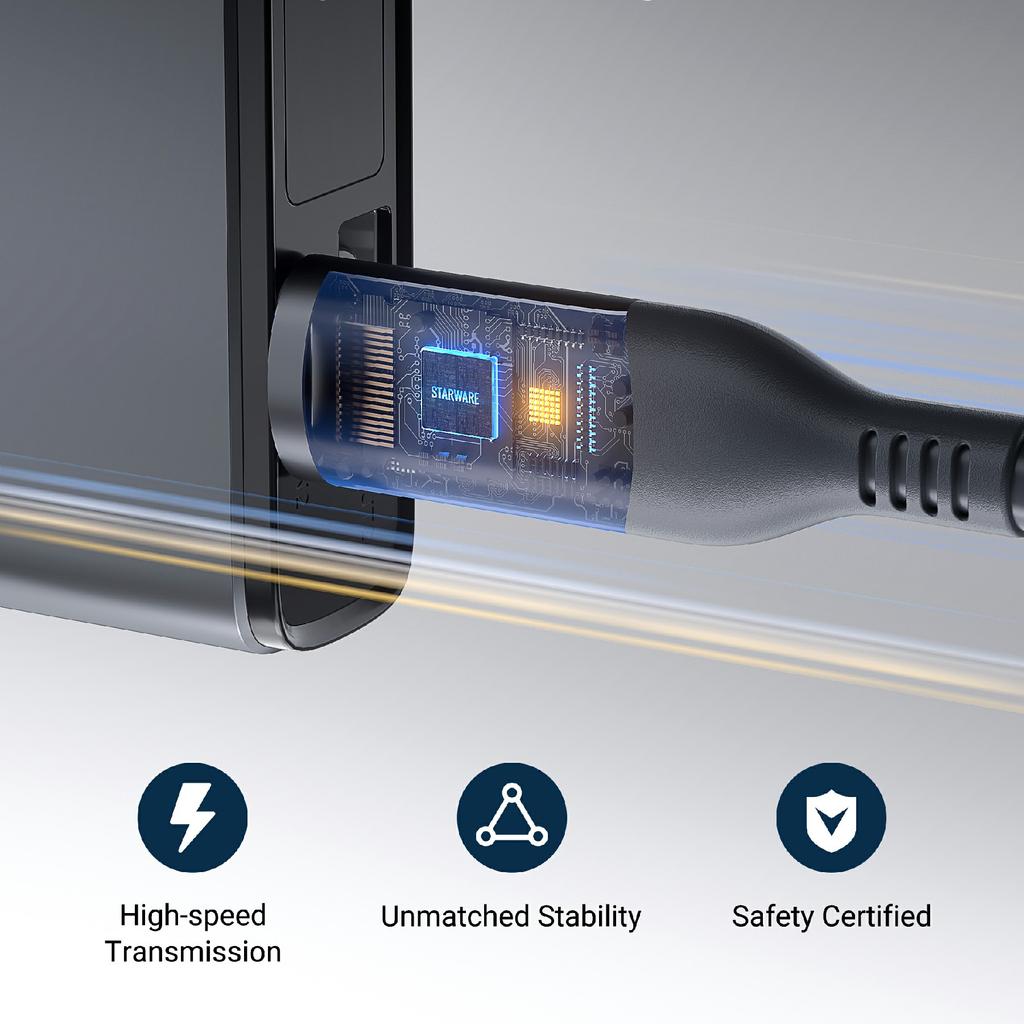 STARWARE 5m Cable for Starlink Mini , USB-C to DC Fast Charging Waterproof Cord
