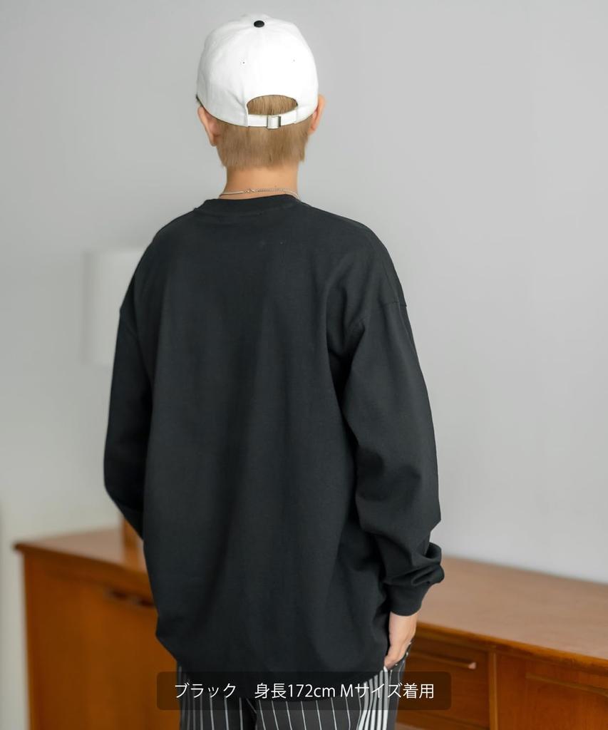 IMPROMES Casual SIDEWAYSTANCE Embroidered Downer Fox Long Sleeve T-Shirt, Men's, White