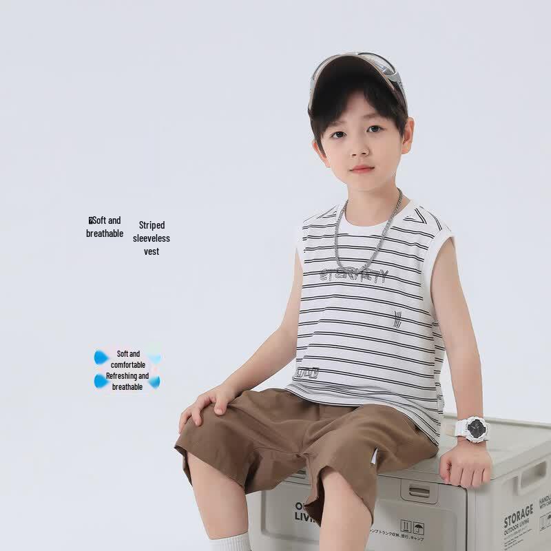 YOYO Fairy Tale Boys  Summer Sleeveless Cotton Vest 160