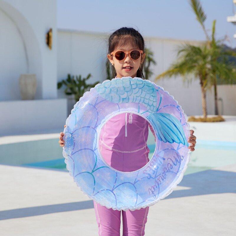 Rooxin Mermaid Swimming Ring Inflatable Pool Float For Adult Kids Swimming Circle Baby Swim Tube Water Play Swimming Pool Toys