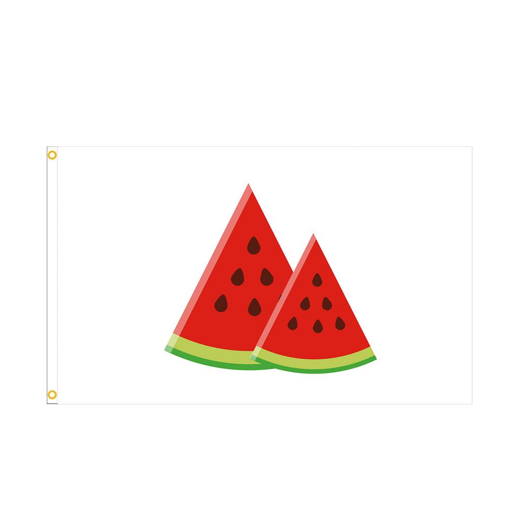 Summer Watermelon Flag Colorful 90x150cm Outdoor Flag for Patriotic Activities and Home Decorations Long Lasting Flags