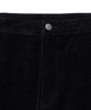 NOIRER Velvet Texture Wide Denim Pants (Black)