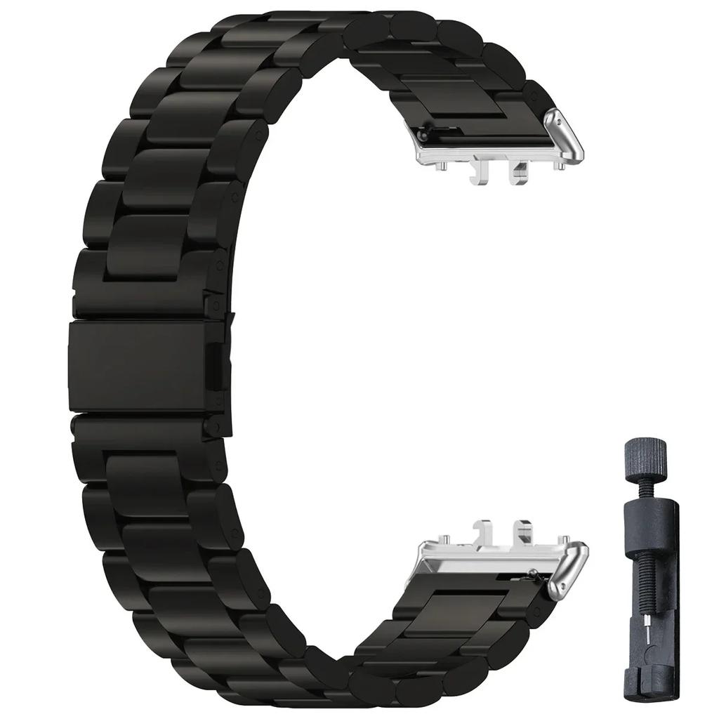 Samsung Galaxy Fit 3 İçin Paslanmaz Çelik Kordon Metal Bileklik Lüks İş Bandı Samsung Galaxy Fit3 SM-R390 Aksesuarları