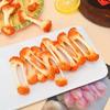 5PCS Simulation Chicken Bone Chicken Nuggets Fake Food Models Sample Display Photography Props Kitchen Decor Keychains Pendants