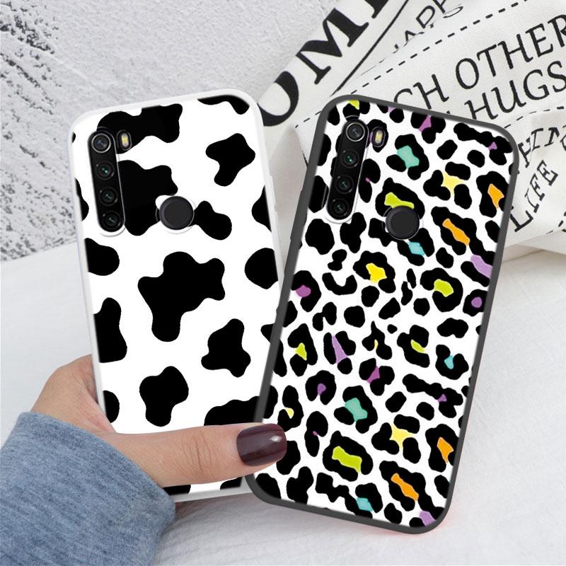 Case For Redmi Note 8 8T Soft Silicone TPU Back Cover Case Protective Coque For Redmi Note8 Shell 8 T Leopard Painted Bumper