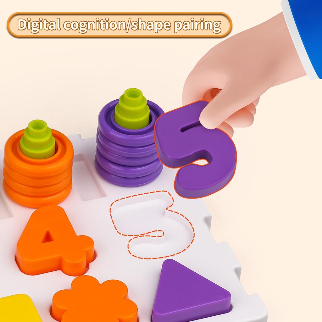 177pcs Educationa LBuilding Set Alphabet, Numbers, Shapes Vehicles Interactive Learning Toy For Kids Colorful Plastic Puzzle For Development