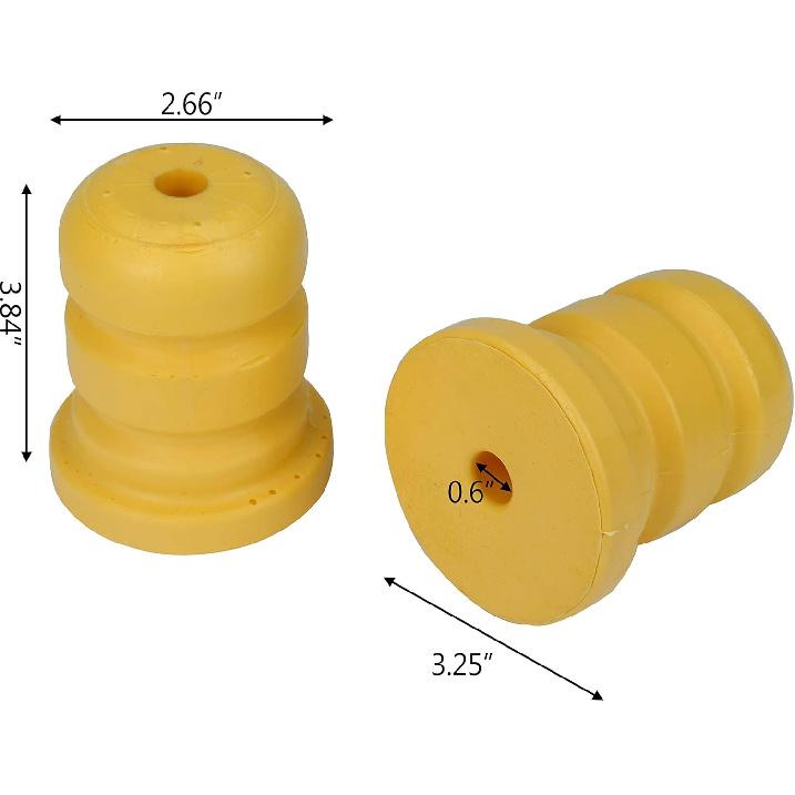 ONER Two Control Arm Bumpers and Two Control Rear Axle Bumpers,Compatible with Cadillac Escalade, Chevy Avalanche Silverado Suburban Tahoe,GMC Sierra