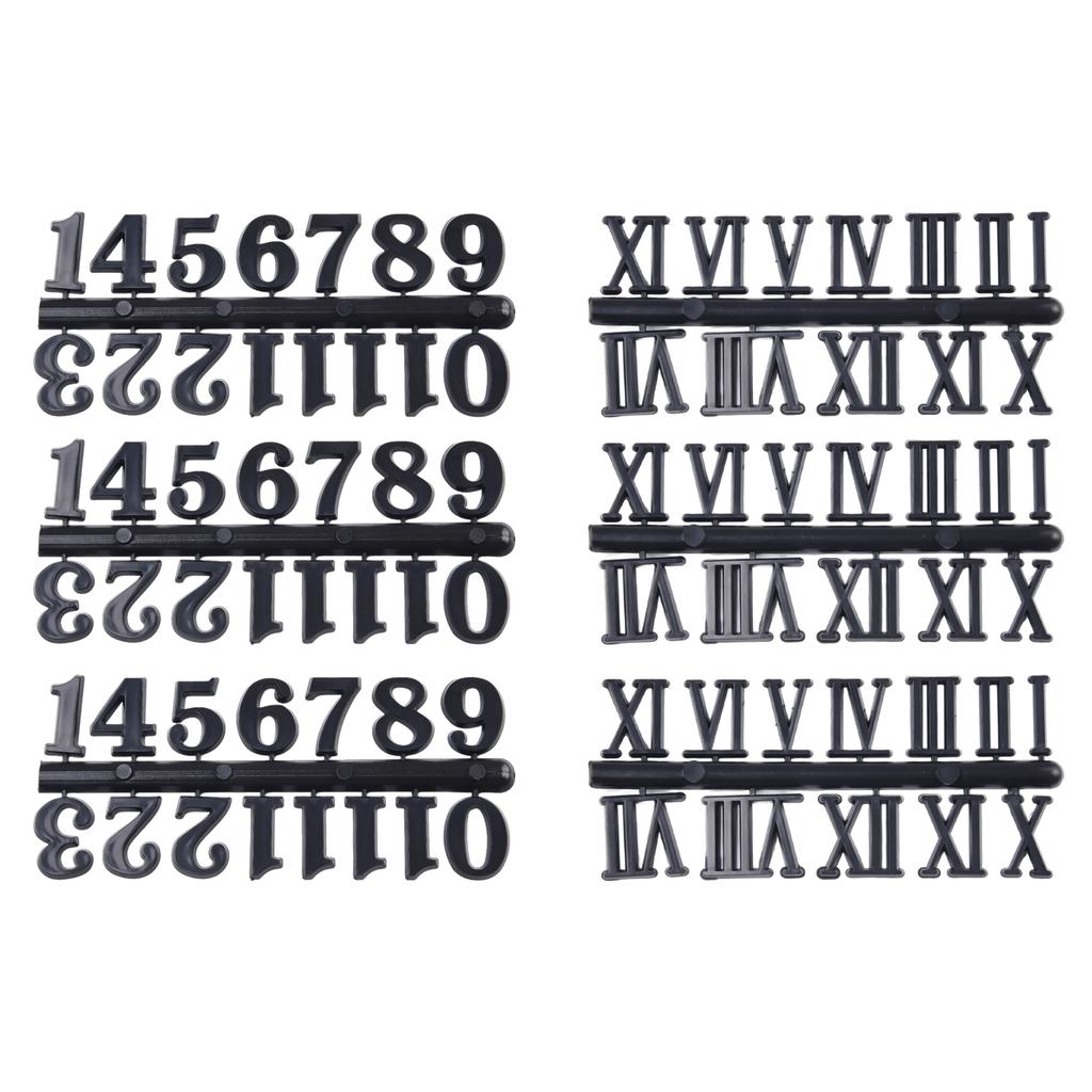 Practical For Your Clock Creations Clock Numerals Kit Clock Numerals Kit 3D Embroidery Clock Numerals Kit Number Hands