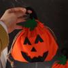 Portable Halloween Pumpkin Bag Drawstring Candy Bag Cookie Pouch Non-woven Bag  Snacks Chocolate