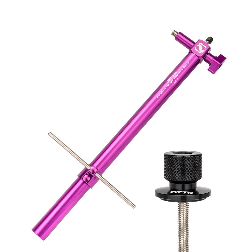 

ZTTO Велосипедный переключатель передач, выравнивающий датчик, рычаги переключения передач для шоссейного велосипеда, регулятор высоты, горизонтальный инструмент, инструмент для ремонта велосипеда фиолетовый