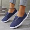 Women's Elegant Solid Color Casual Sports Shoes, Lightweight Lace-up Shoes, Multiple Colors for All Seasons, Comfortable Round Toe Design
