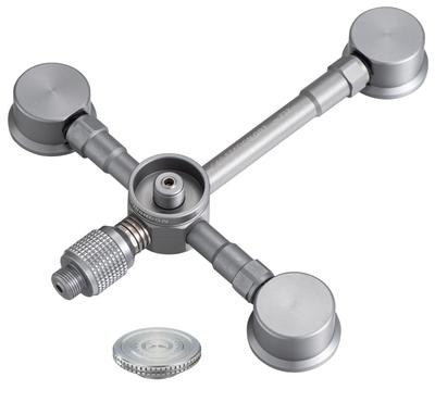 CAMPING MOON Gas Unit Gas Station OD Canister 3-Can Type Vertical 2-Way Splitter Gas Adapter Z32
