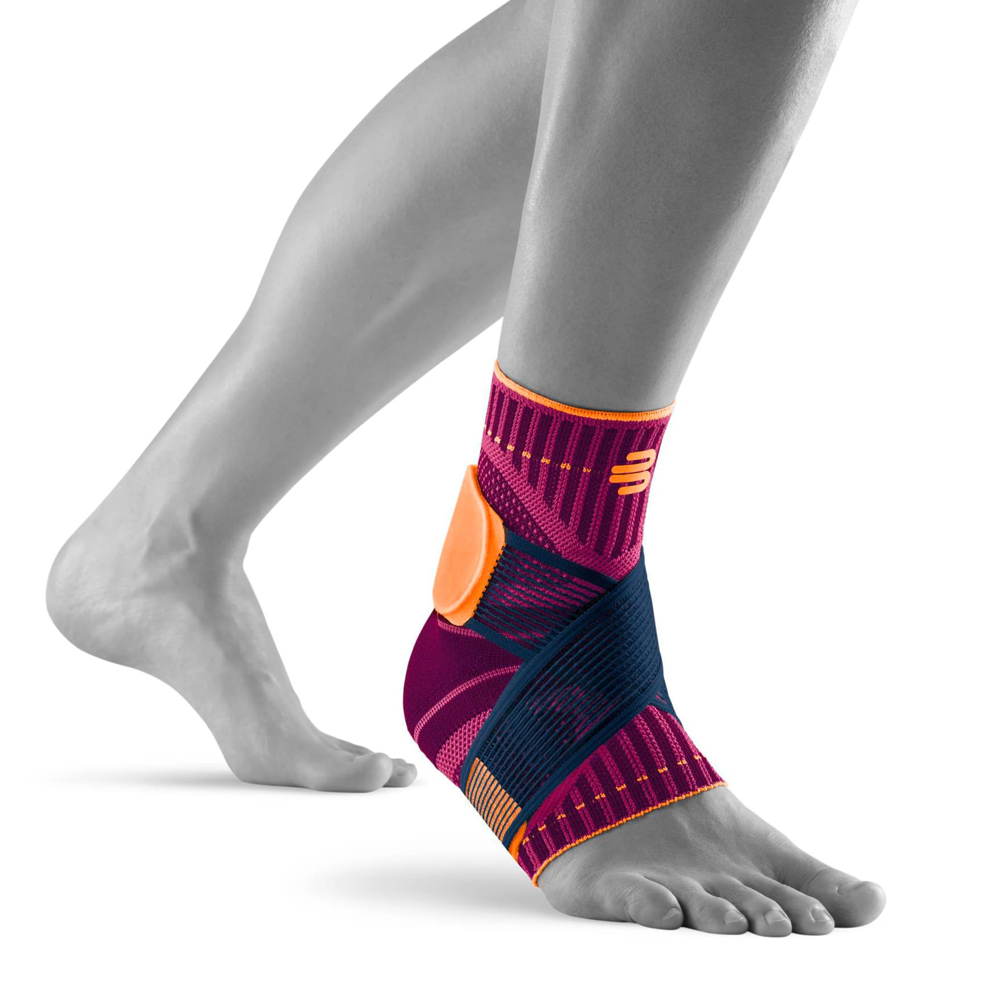 

Bauerfeind Sports Ankle a breathable ankle support with a Made in Support, figure-eight design. [Sports Series, Ambidextrous, XS-XXL, Germany] (L -