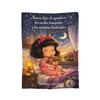 Mafaldas Good Night Sleep Blanket Cover Inspirational Quote Flannel Throw Blankets Air Conditioning Printed Soft Warm Bedspread