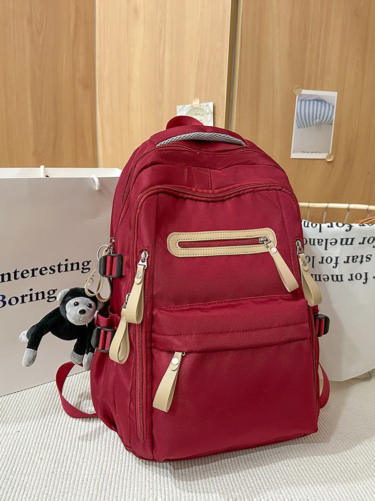 Fashion Versatile Nylon Backpack Wear-resistant New Student Schoolbag Travel Backpack
