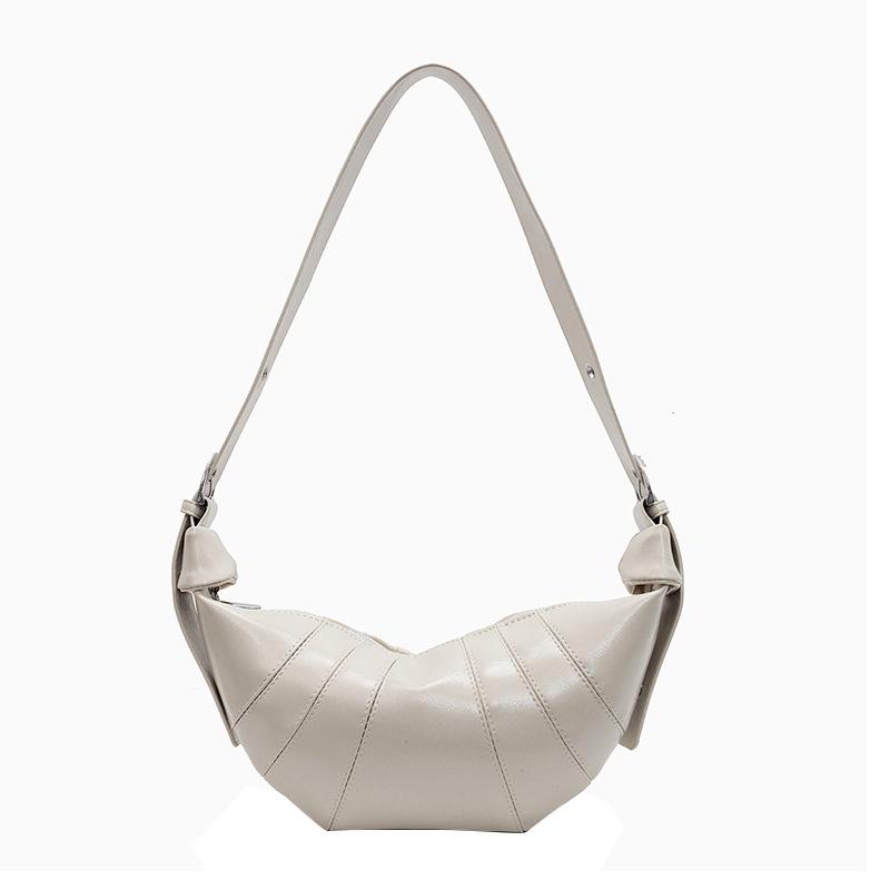 Niche horn bag women's new spring and summer fashion retro versatile underarm shoulder messenger bag