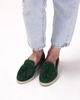 Kadın Loafer Ayakkabı Krula 5033 36 yeşil süet